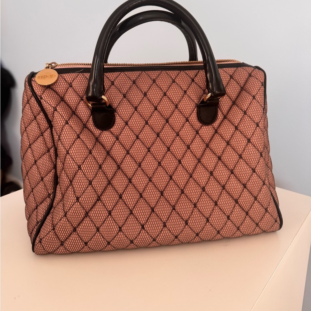 Chic Pink Quilted Handbag by RED Valentino